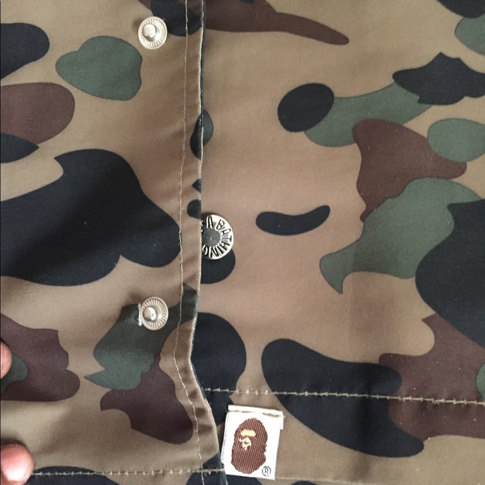 BAPE “CAMO” COACH JACKET